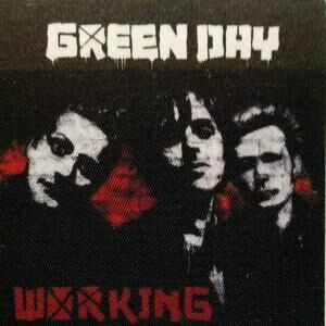 Green Day Backstage Pass Original Punk Rock Music Concert Tour 09 Band Photo Red